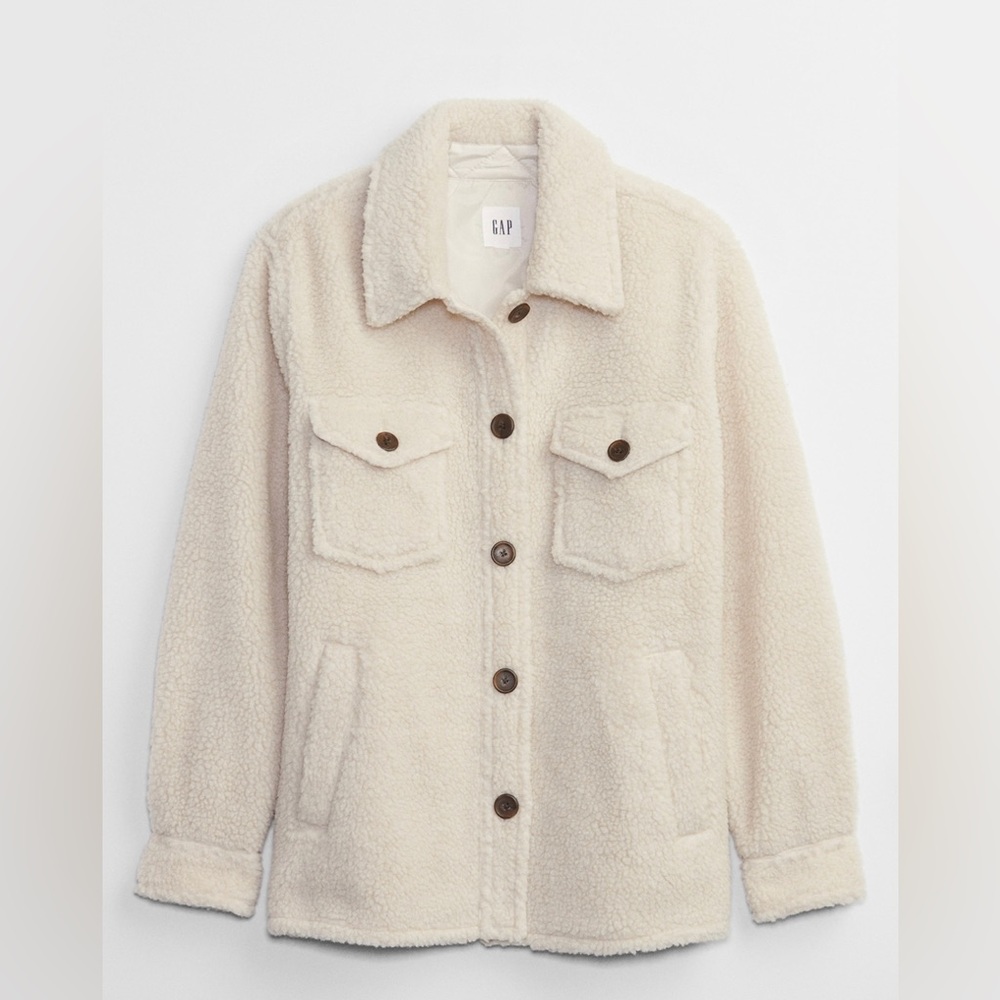 NWT GAP Sherpa Shacket
